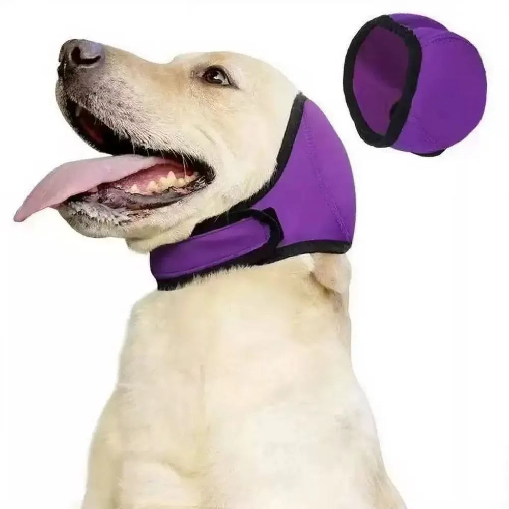 Dog Ear Covers Noise Reduction Hearing Protection Waterproof Dog Calming Earmuff Anti-Noise Shock Proof Pet Headcover